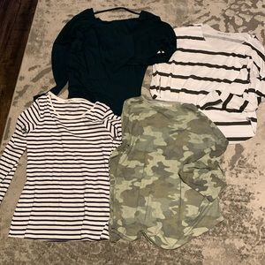 Variety of long sleeve tees- all size large fit